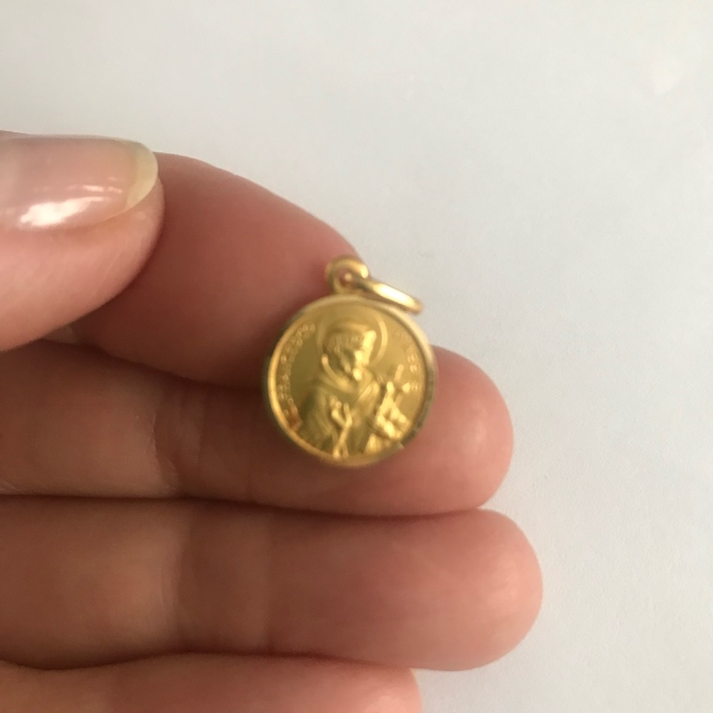 Gold Coin Pendant